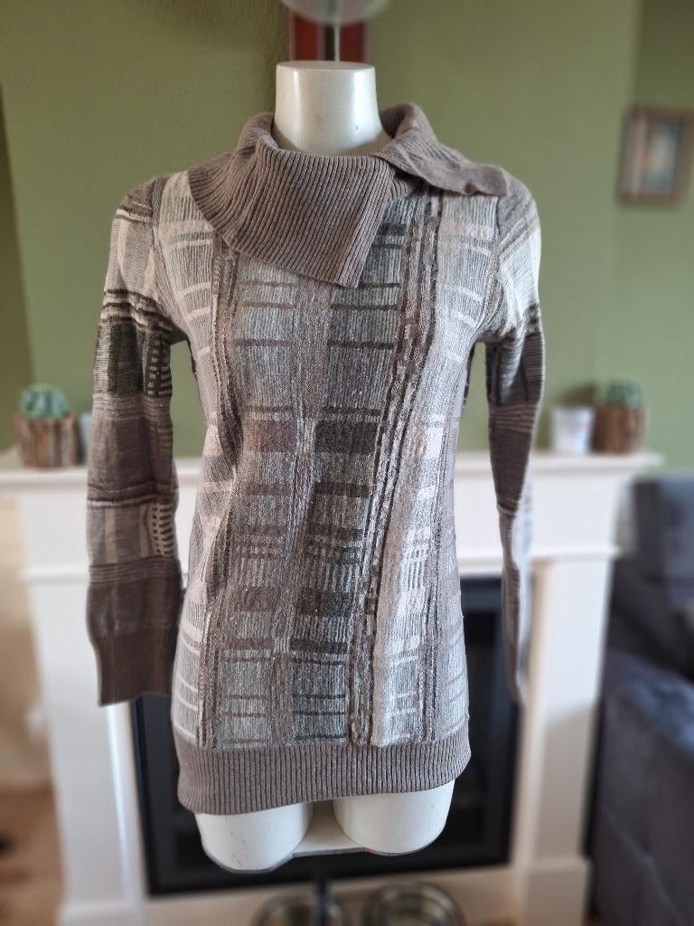 Dikton's Barcelona beige crème trui M, Maat 38/40 (M), Verzenden, Beige, Zo goed als nieuw