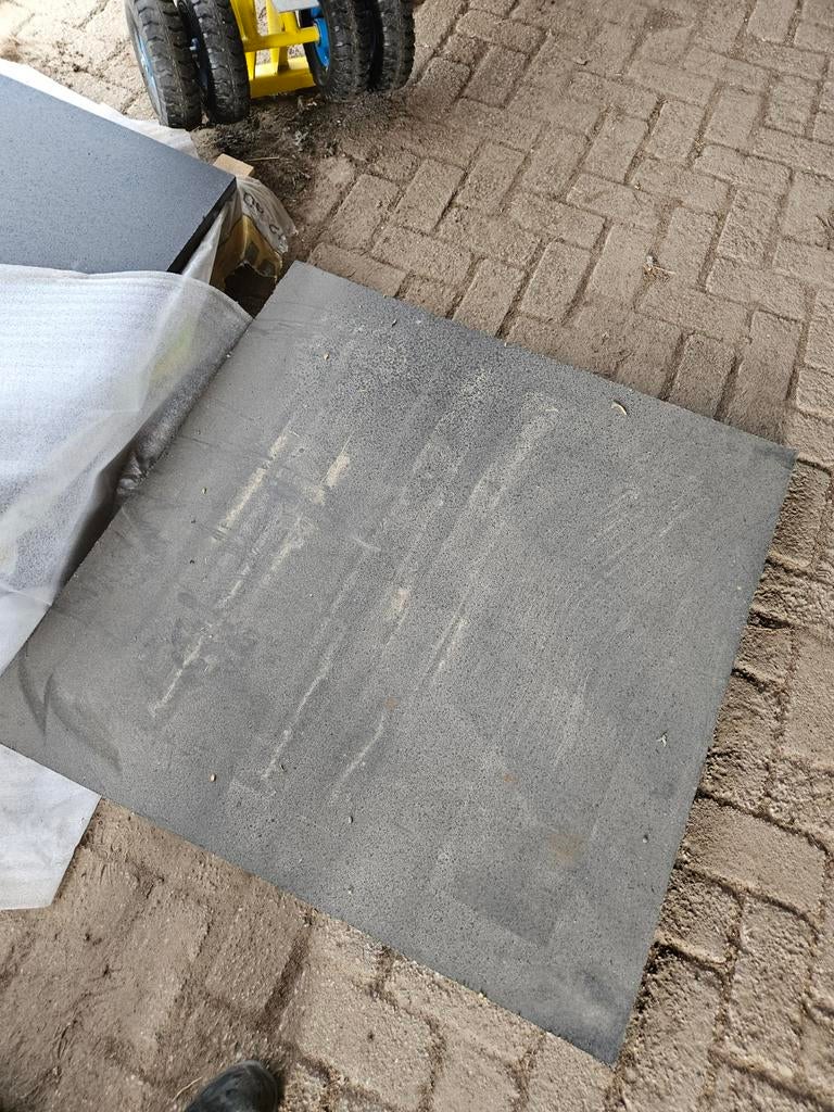 100x100 tegel  2x, Tuin en Terras, Tegels en Klinkers, Ophalen, Nieuw, Beton, Terrastegels