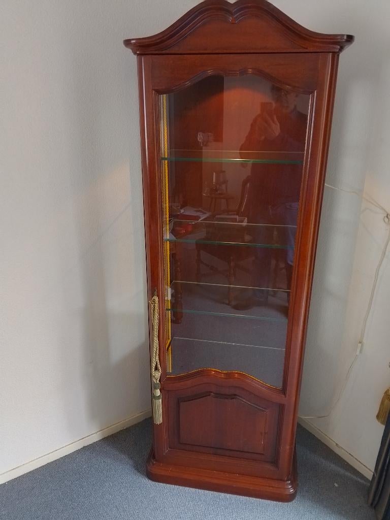 vitrinekast, Huis en Inrichting, Kasten | Vitrinekasten, Ophalen, Minder dan 50 cm, Met deur(en), Klassiek