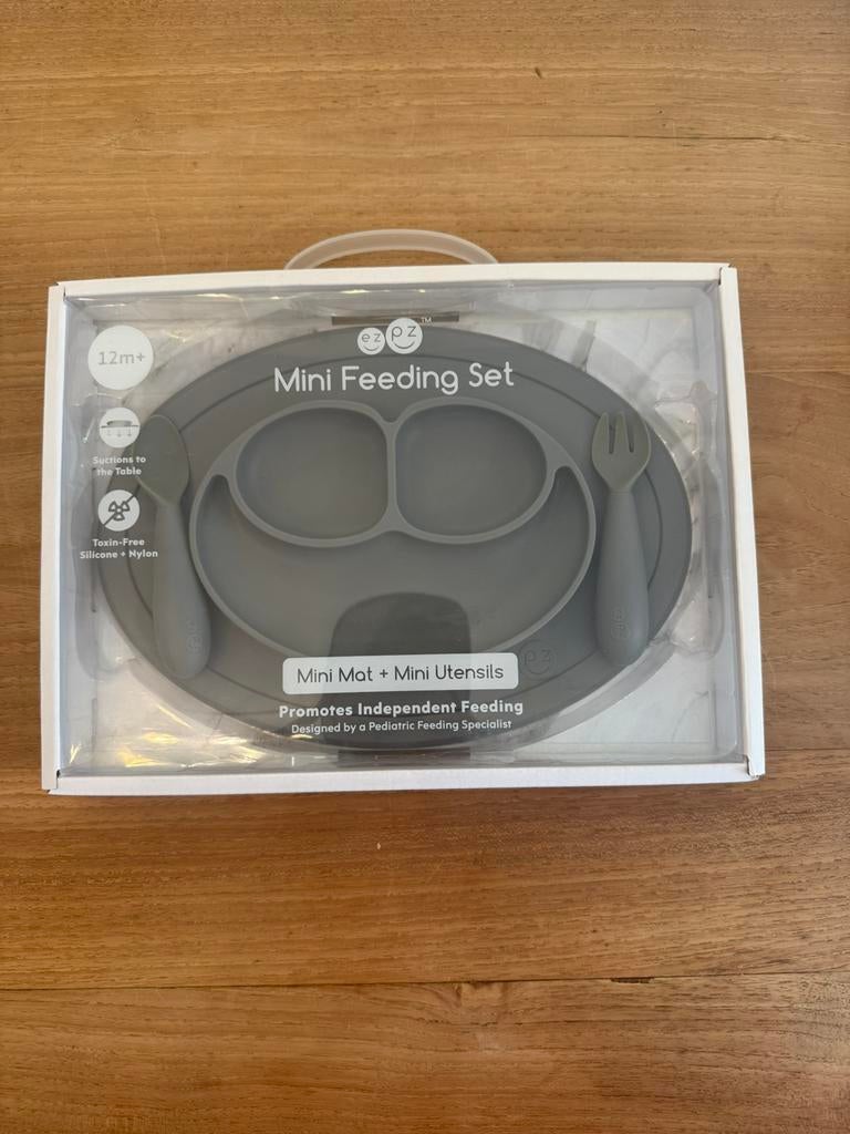 Ezpz mini feeding set kind, Ophalen of Verzenden, Zo goed als nieuw, Overige typen