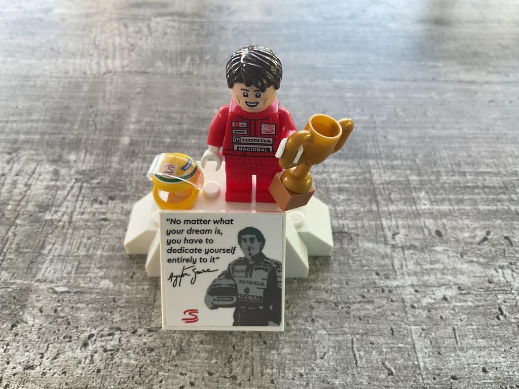 Lego twn497 Ayrton Senna, Ophalen of Verzenden, Zo goed als nieuw