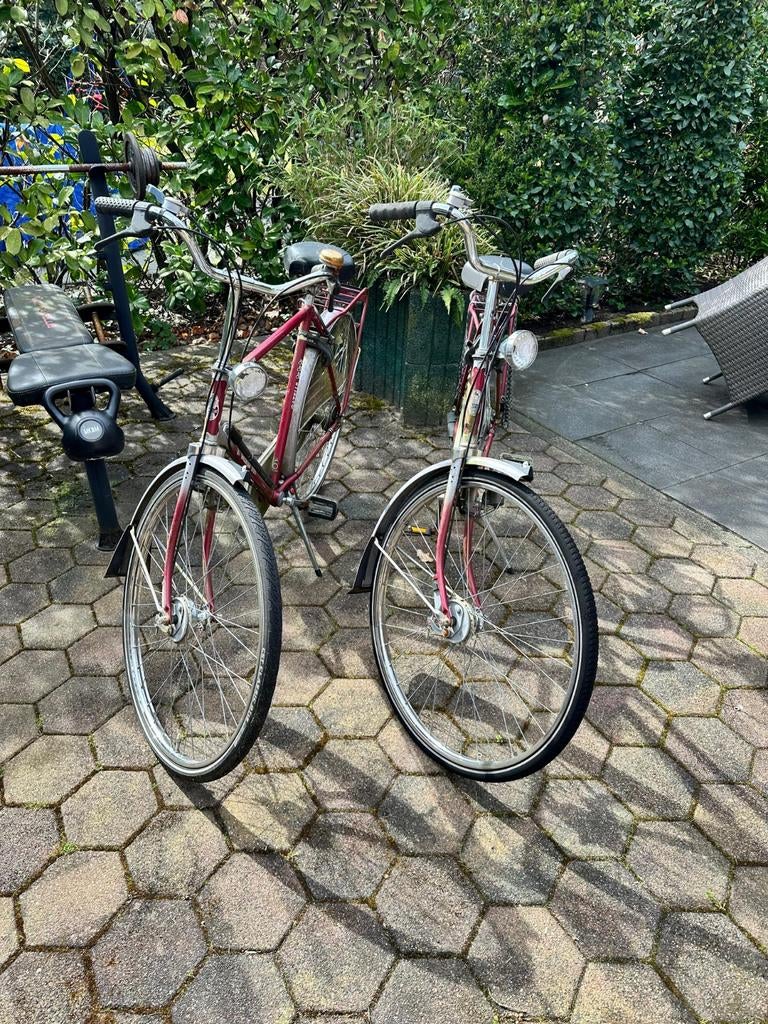 Gazelle Dames en Heren Fietsen, Fietsen en Brommers, Fietsen | Dames | Damesfietsen, Ophalen, Gebruikt, Gazelle