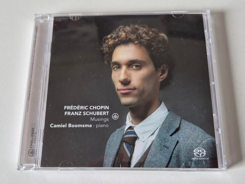 Chopin, Schubert. Camiel Boomsma SACD Super Audio CD, Ophalen of Verzenden, Romantiek, Zo goed als nieuw, Kamermuziek