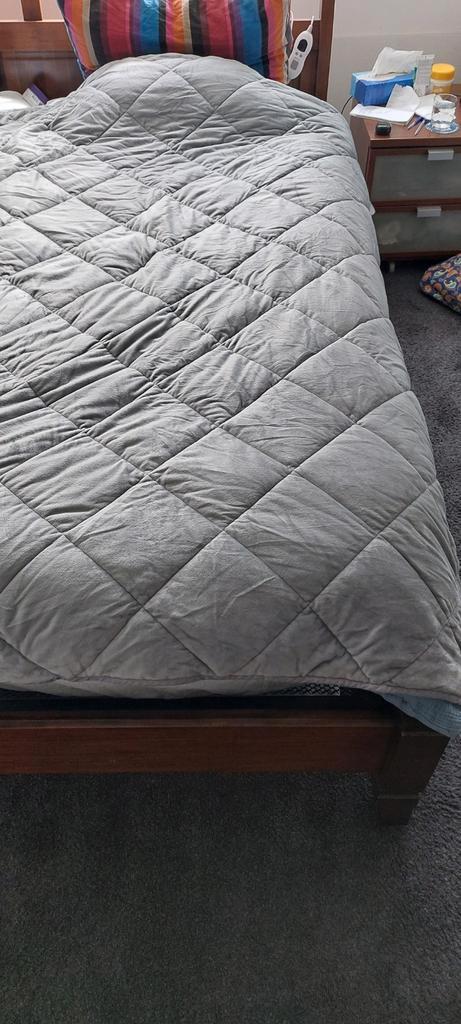 Verzwaringsdeken 5 kg, Huis en Inrichting, Slaapkamer | Beddengoed, Deken of Dekbed, Eenpersoons, Grijs, Ophalen of Verzenden