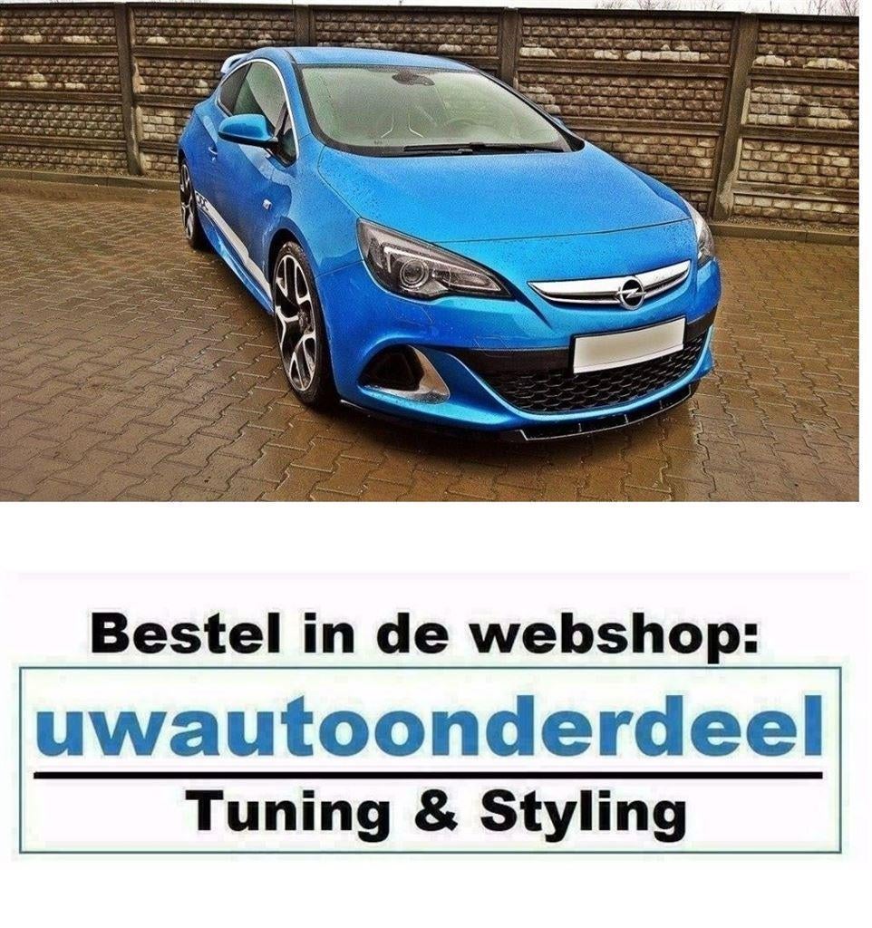Maxton Spoiler Lip Splitter Voor Opel Astra J OPC VXR, Verzenden