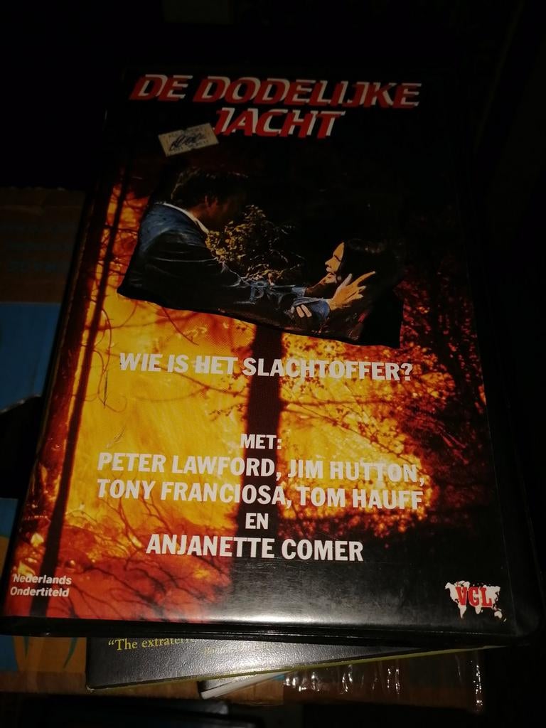 Betamax ex-rental - De Dodelijke Jacht, Vanaf 16 jaar, Ophalen of Verzenden, Gebruikt, Horror