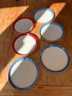 6 gebaksbordjes van Tric Arzberg - Gebruikt, Ophalen, Gebruikt, Bord(en), Effen