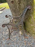 Gietijzeren tuinbank, Tuin en Terras, Tuinbanken, Ophalen, Gebruikt, Metaal
