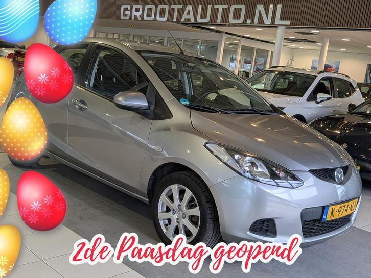 Mazda 2 1.3 XS Airco, Stuurbekrachtiging (bj 2009), Auto's, Mazda, Bedrijf, Te koop, ABS, Airbags, Airconditioning, Centrale vergrendeling
