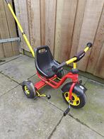 Puky driewieler met duwstang - rood/geel, Ophalen, Gebruikt, Duwstang