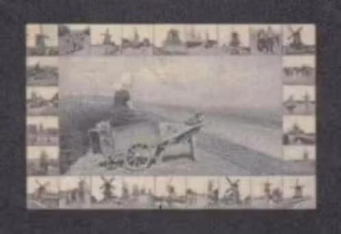 Zeeland Walcheren Walchersche Hondenkar Molens 1907., Verzamelen, Ophalen of Verzenden, Voor 1920, Gelopen, Zeeland