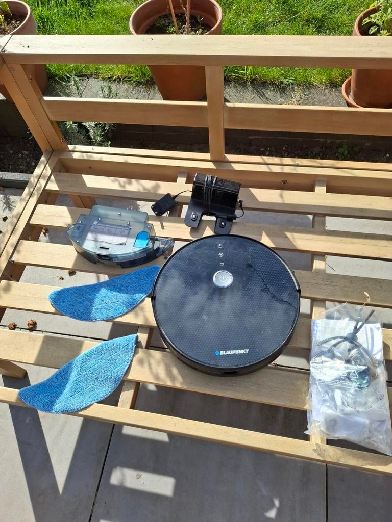 Blaupunkt robotstofzuiger Xboost met dweilfunctie, Ophalen, Robotstofzuiger