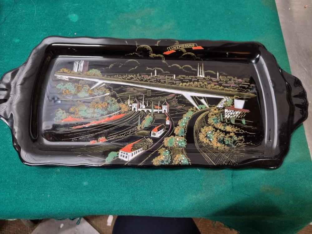 cakeschaal longwy luxemburg 4351, Ophalen of Verzenden