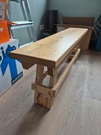 Houten bankje - Massief hout, Ophalen, Gebruikt, Overige kleuren, Eén