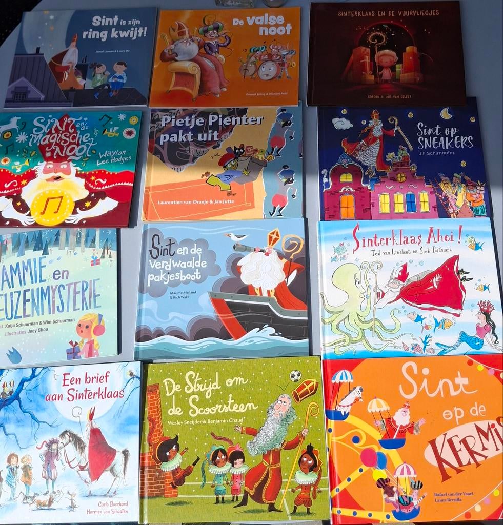 12 Leuke Sinterklaasboekjes - Diverse Verhalen voor Kinderen, Ophalen, Gebruikt, Verhaal of Sprookje, 6 tot 9 jaar