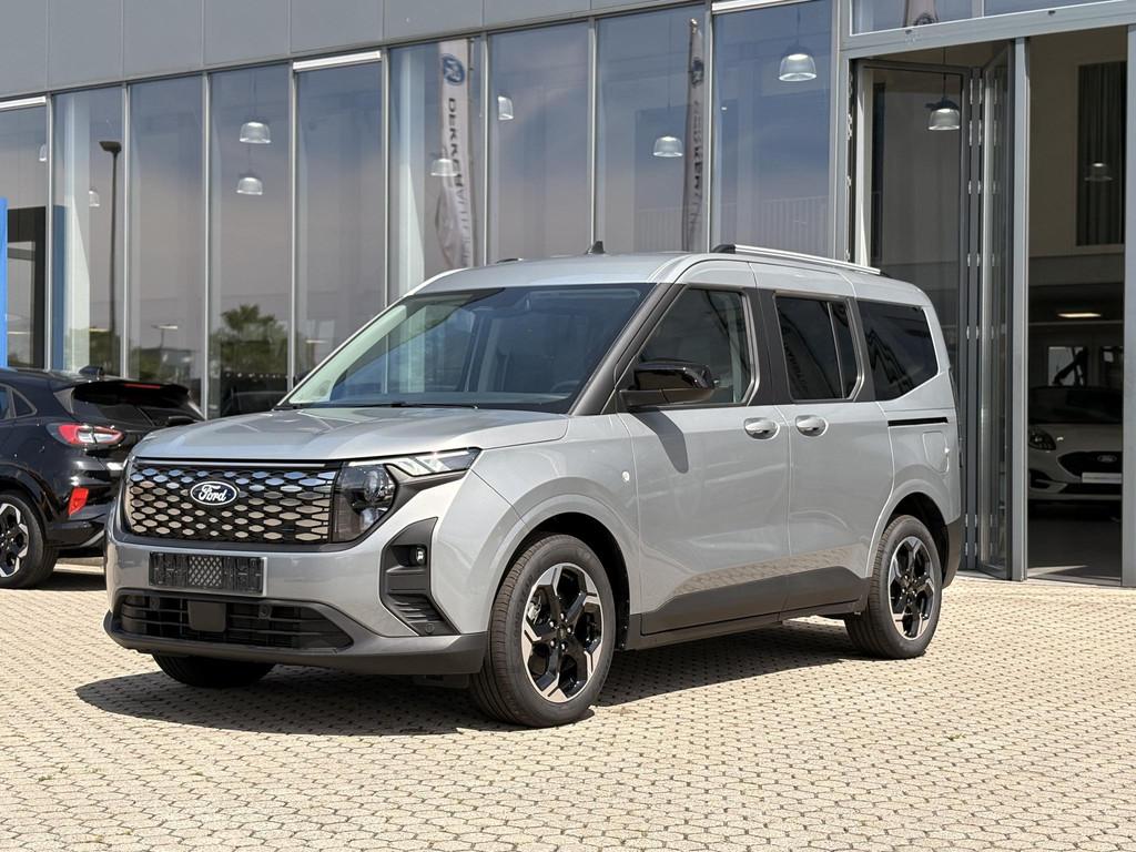 Ford Tourneo Courier EV 136pk | Trekhaak | Winter Pack, Auto's, Ford, 750 kg, Overige carrosserieën, Nieuw, Te koop