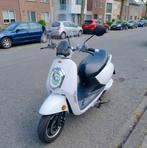 Elektrische scooter blauw kenteken (1200 km gereden), Overige modellen, Elektrisch, Ophalen of Verzenden, Zo goed als nieuw