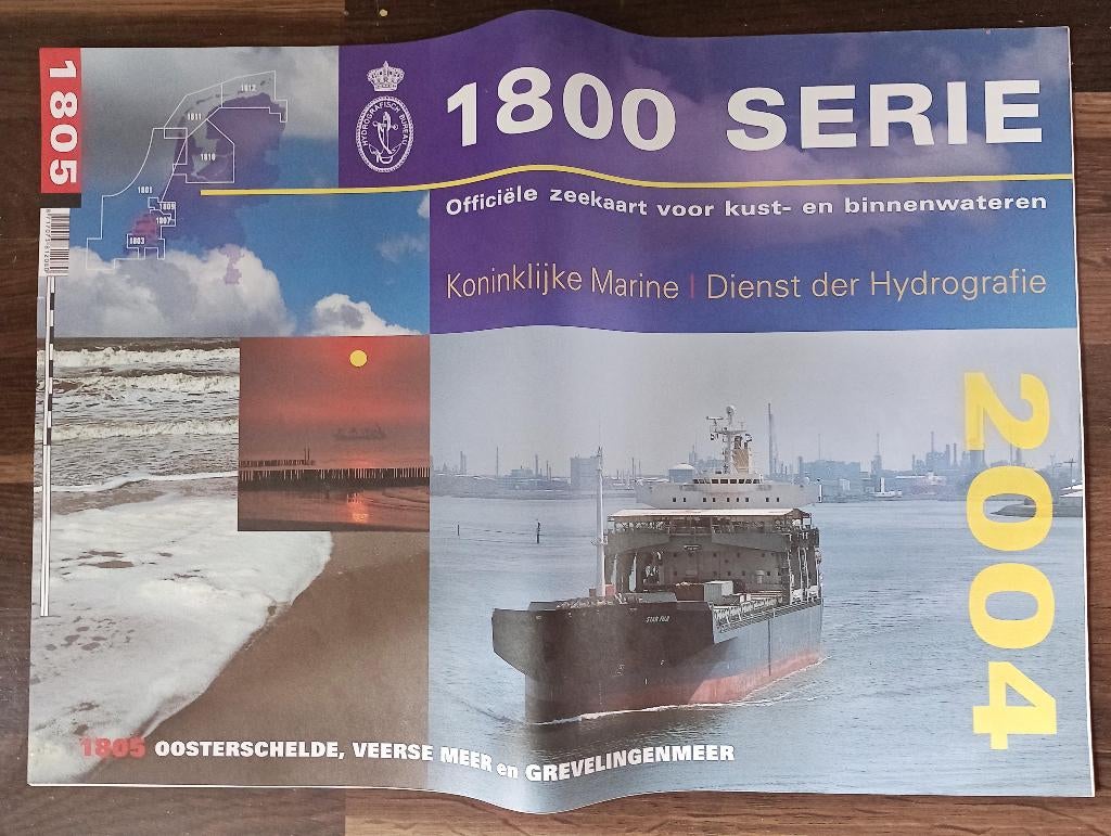 Zeekaarten Koninklijke Marine kustwateren binnenwateren, Ophalen of Verzenden, Zo goed als nieuw, Overige typen