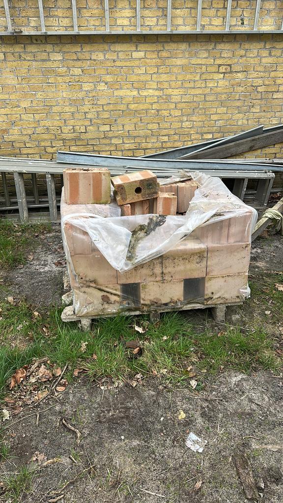 Half pallet metselblokken, Ophalen, Zo goed als nieuw, Bakstenen