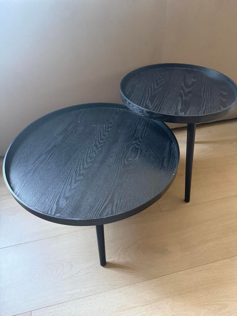WOOOD Mesa tafelset maat L + M, Ophalen, Minder dan 55 cm, Gebruikt, Rond