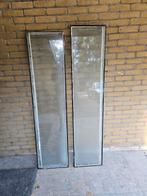 2 gratis glasplaten (lek) 170x40x1 cm, Doe-het-zelf en Verbouw, Glas en Ramen, Ophalen