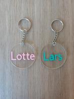 Sleutelhangers met naam!, Ophalen of Verzenden, Nieuw, Knuffel of Figuurtje