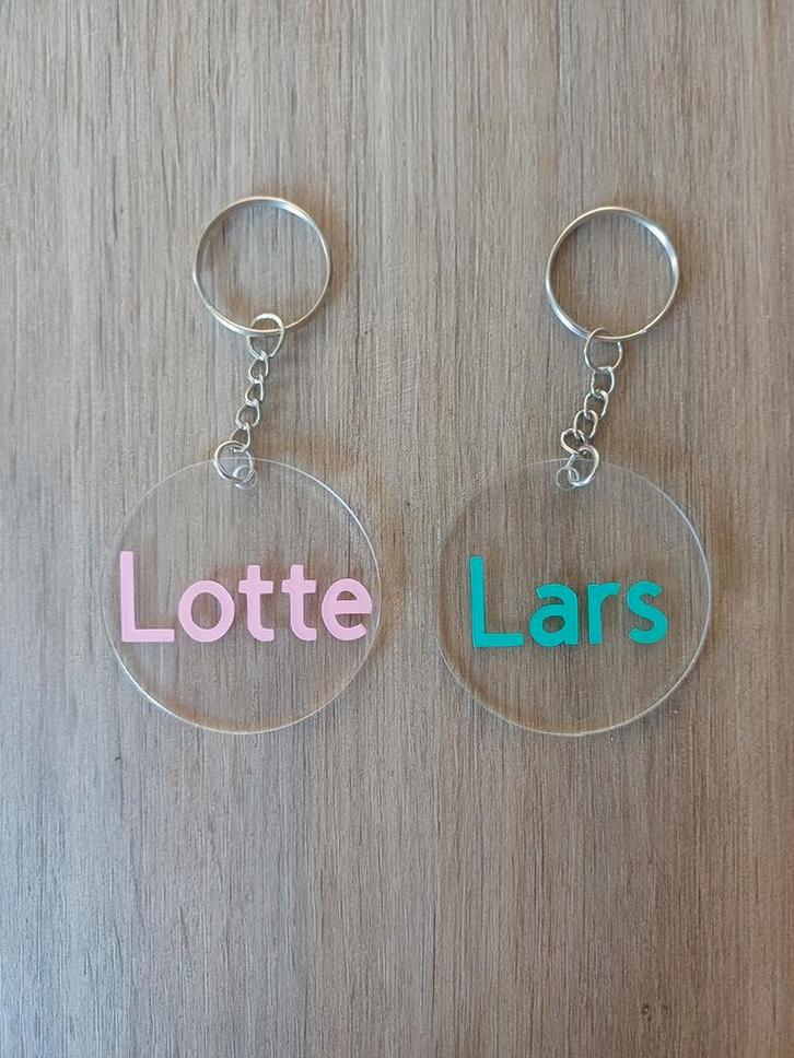 Sleutelhangers met naam!, Verzamelen, Sleutelhangers, Nieuw, Knuffel of Figuurtje, Ophalen of Verzenden