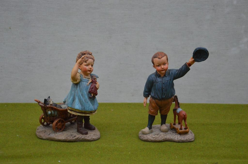 2 Ot en Sien Collectables-serie beeldjes 2001 Ot en Sien gaa, Verzamelen, Ophalen of Verzenden, Gebruikt, Mens