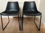 KARWEI Industriële ( eetkamerstoelen)., Huis en Inrichting, Stoelen, Ophalen, Gebruikt, Twee, Leer