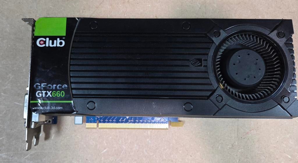 GForce GTX660 Club Videokaart - HDMI, DP, 2x DVI, Computers en Software, Videokaarten, PCI-Express 3, Gebruikt, Ophalen of Verzenden