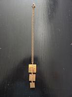 Ketting bloemhanger, Ophalen of Verzenden, Gebruikt, Goud, Overige materialen