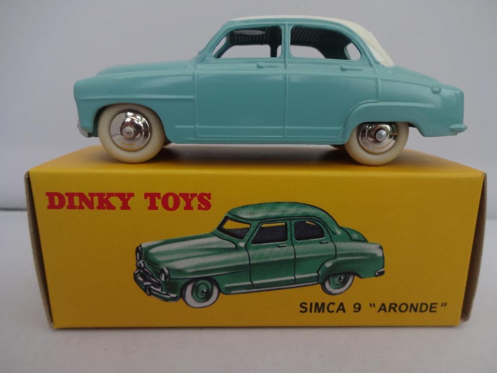 Dinky Toys France 1/43 – Simca 9 Aronde 2 Tons Verte – Réf 24 – Miniature Ancienne