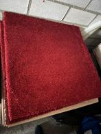 Nieuwe rode tapijttegels - 50x50 cm, 3 m² per doos, Ophalen, Vierkant, Nieuw, 50 tot 100 cm