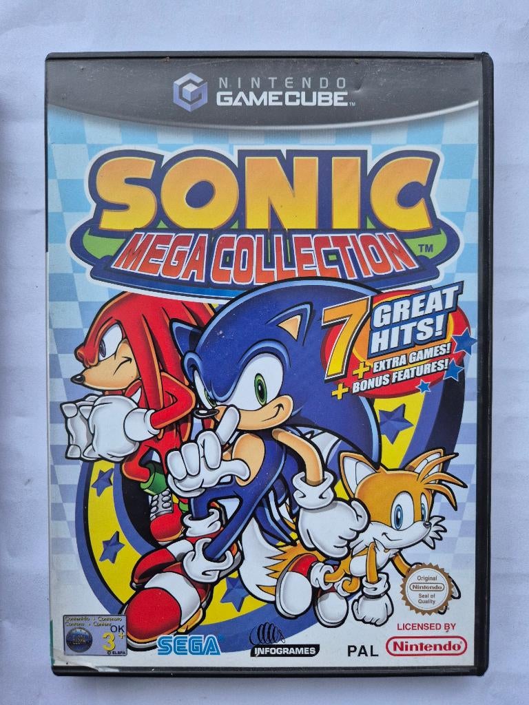 SONIC mega collection, Spelcomputers en Games, Games | Nintendo GameCube, Gebruikt, 1 speler, Racen en Vliegen, Ophalen of Verzenden