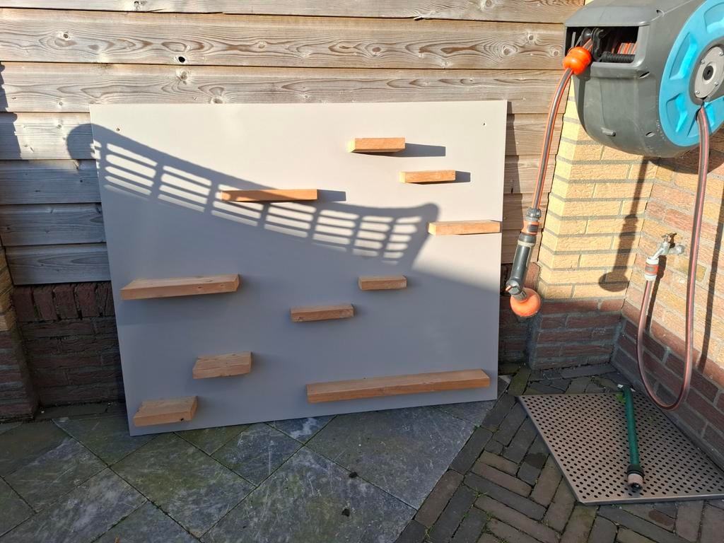 Wandplank/ wandobject met kleine plankjes, Ophalen, Gebruikt