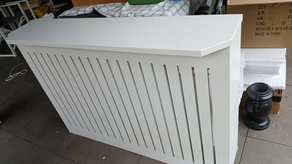 Radiator ombouw, Ophalen, 60 tot 150 cm, Radiator, 30 tot 80 cm