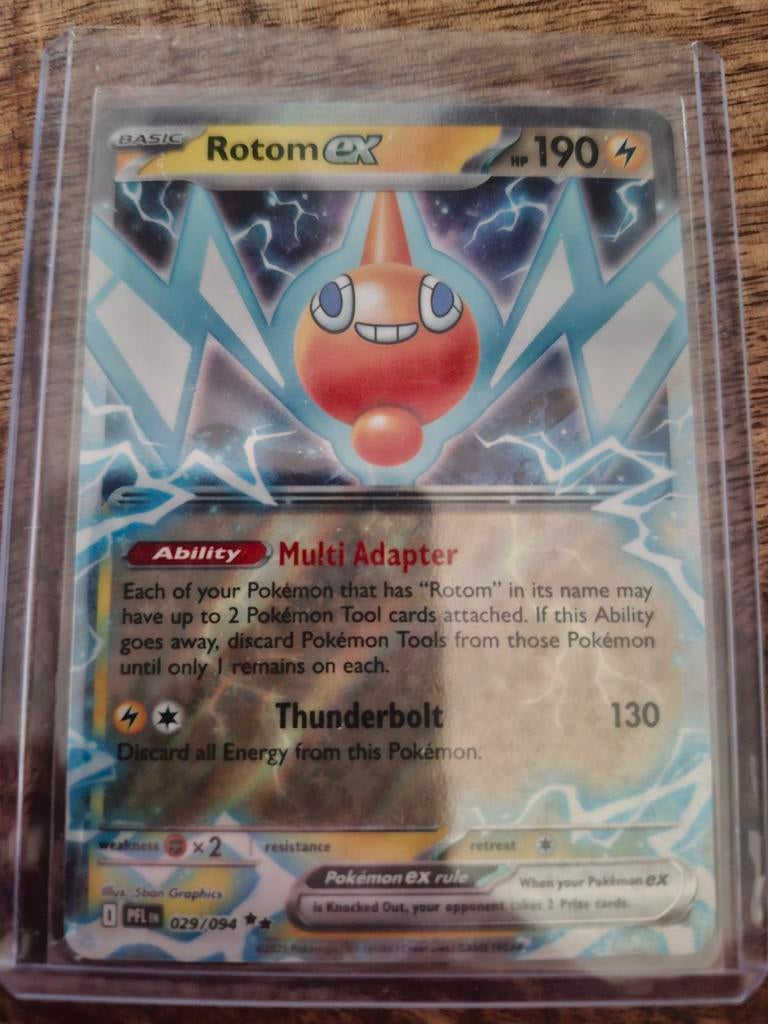 Rotom EX 029/094 -phantasmal flames Pokemon Kaart, Ophalen of Verzenden, Zo goed als nieuw, Losse kaart, Foil