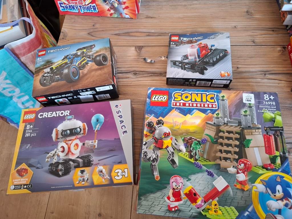 4 doosjes lego, Ophalen of Verzenden
