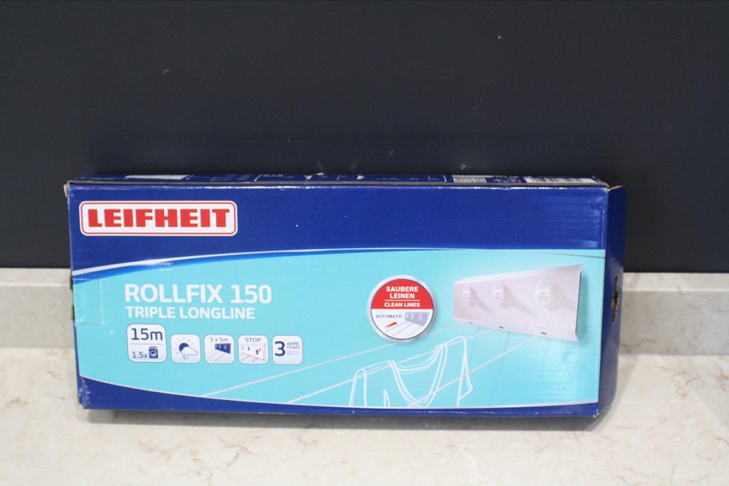 Leifheit Rollfix 150 Triple Longline Waslijn - Nieuw, Ophalen, Nieuw
