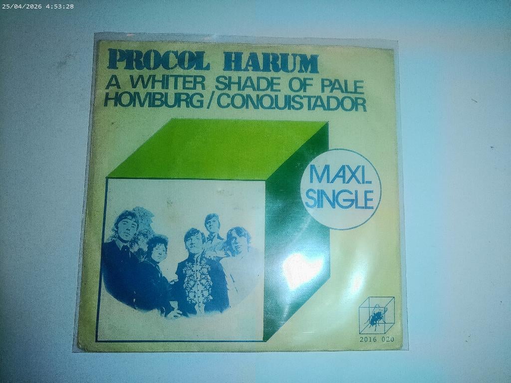 Procol Harum - A whiter shade of pale / Homburg, Gebruikt, 7 inch, Single, Pop