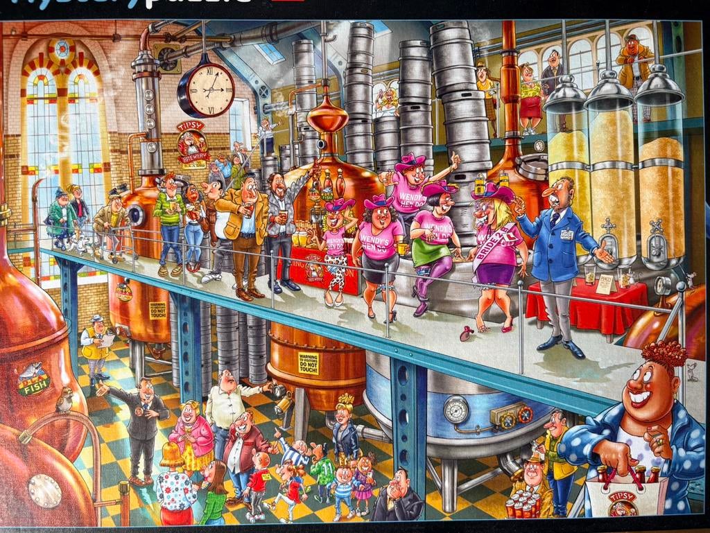 Wasgij mystery puzzel nummer 21, Hobby en Vrije tijd, Denksport en Puzzels, Ophalen of Verzenden, 500 t/m 1500 stukjes, Zo goed als nieuw