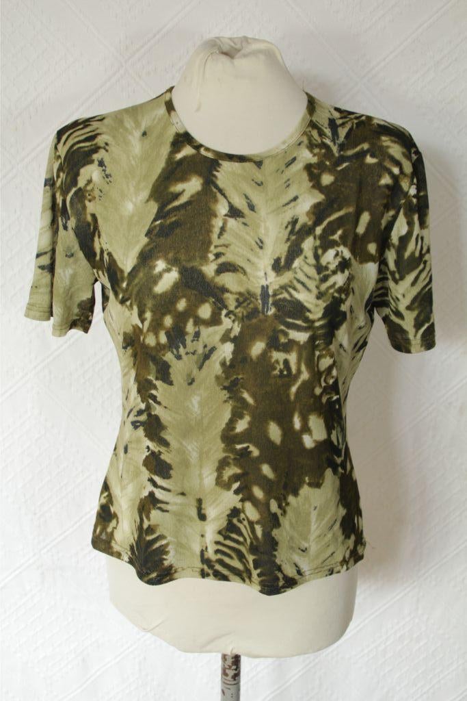 Mooi groen dames t-shirt.Mt M.Merk Mia Soana, Kleding | Dames, T-shirts, Maat 38/40 (M), ., Ophalen of Verzenden, Zo goed als nieuw