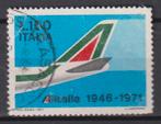Italie 1971 30 jaar Alitalia Vliegtuig, Verzenden, Gestempeld, Vliegtuigen