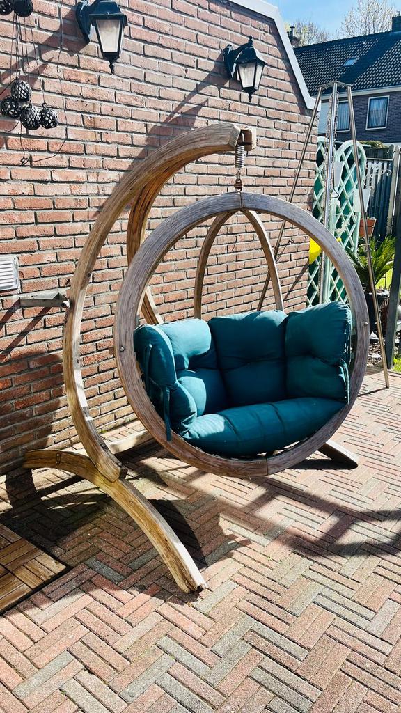 Hangstoel, Tuin en Terras, Tuinstoelen, Ophalen, Gebruikt, Hout