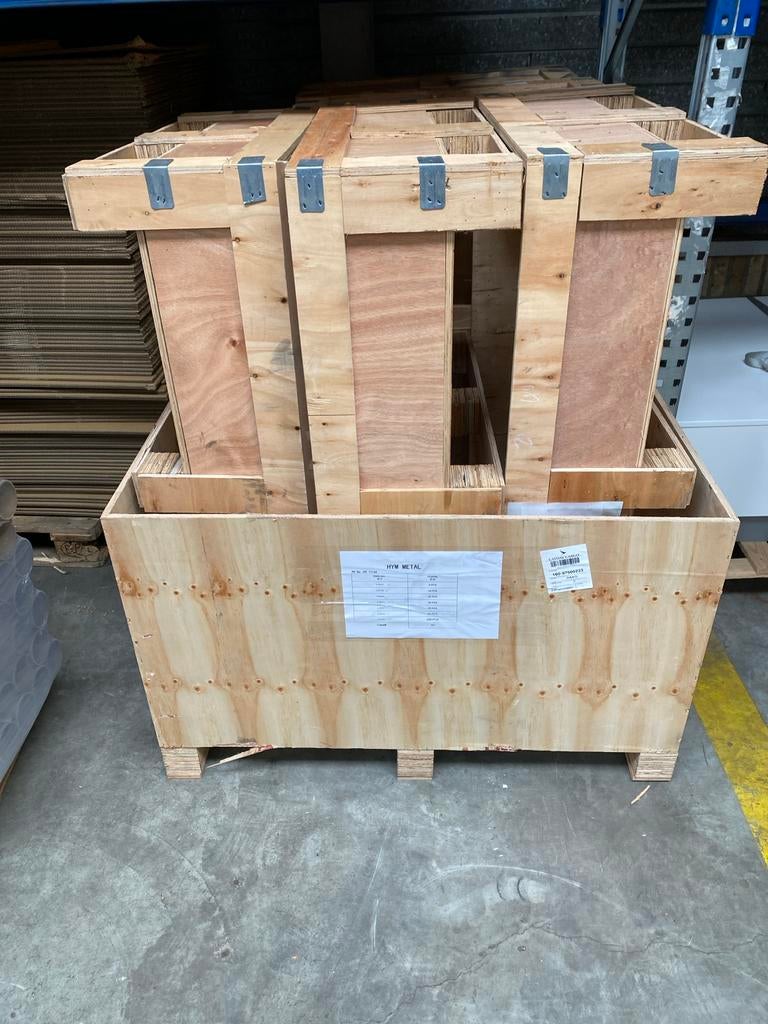 7 houten kratten - Ideaal voor opslag of decoratie, Doe-het-zelf en Verbouw, Kratten en Dozen, Gebruikt, 40 tot 60 cm, 50 cm of meer