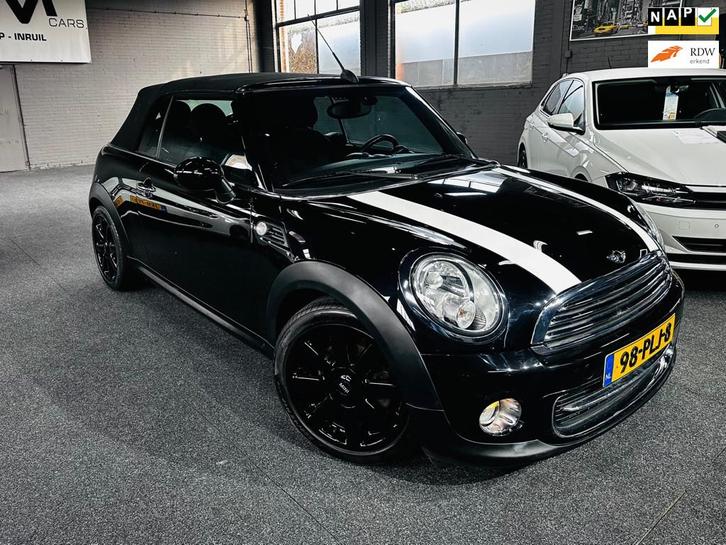 Mini Mini Cabrio 1.6 Cooper Pepper - Airco - Navigatie - LM, Auto's, Mini, Bedrijf, Te koop, Cabrio, ABS, Airbags, Airconditioning