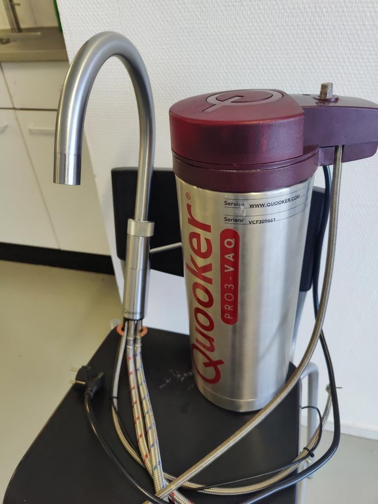 Quooker set Fusion kraan RVS, Ophalen of Verzenden, Minder dan 25 cm, Minder dan 50 cm, Minder dan 100 cm