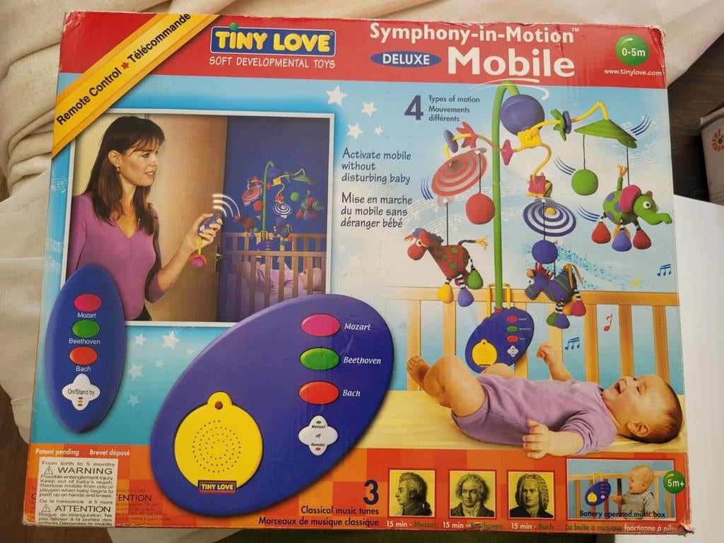 Tiny Love Symphony-in-Motion Mobiel, Kinderen en Baby's, Ophalen, Gebruikt, Overige typen