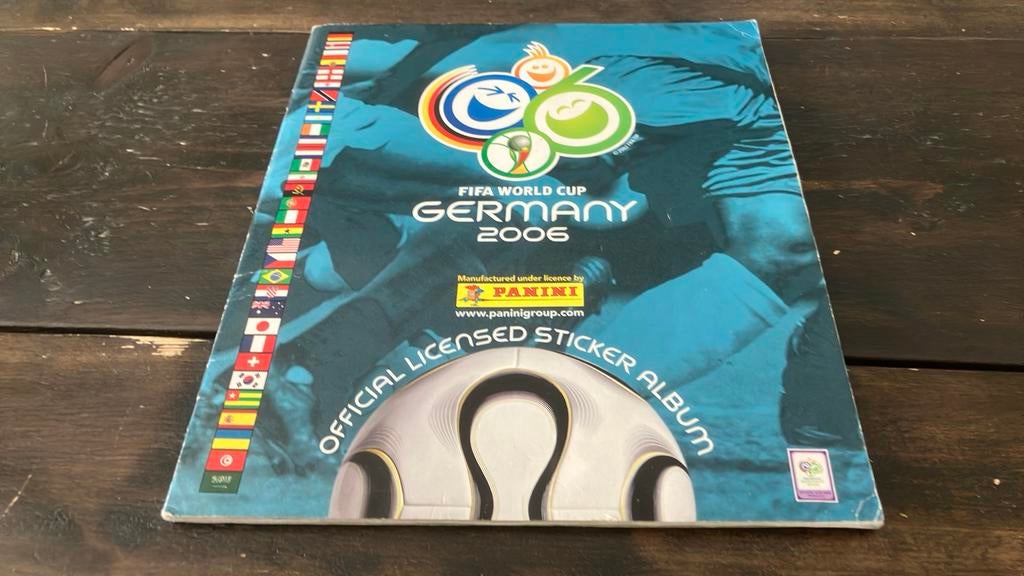 Panini album wk 2006 Germany compleet op 23 stickers na, Ophalen of Verzenden, Gebruikt, Meerdere stickers