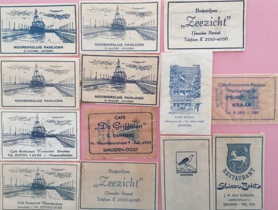 IJmuiden 40, Verzamelen, Suikerzakjes, Nederland, Verzenden
